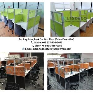 FABRIC WITH GLASS WORKSTATION | PostAds PH