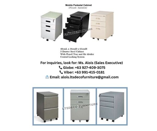 MOBILE PEDESTAL FILING CABINET