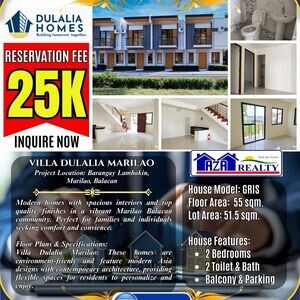 Gris 2BR Townhouse Villa Dulalia Marilao Bulacan | PostAds PH