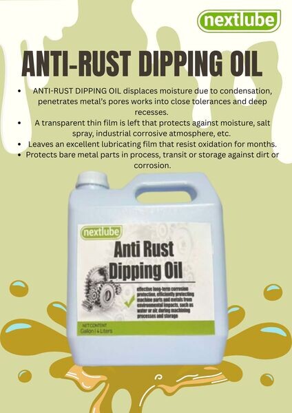 Anti Rust Dipping Oil (Gallon)