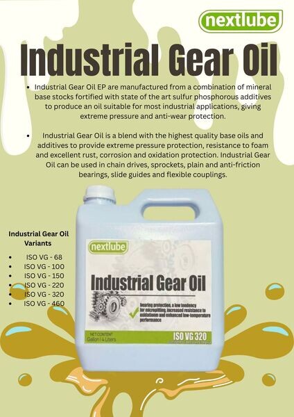 Industrial Gear Oil ISO VG 68 (Gallon)