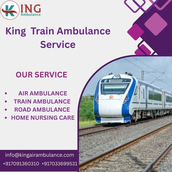 King Train Ambulance Service in Varanasi takes patients to their destin