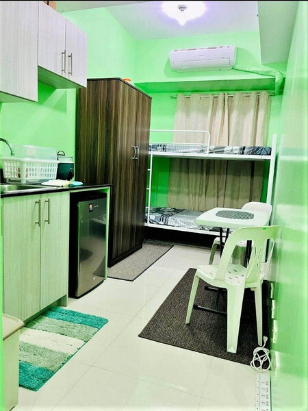 Fully Furnished Studio Condo Unit For Rent - 46th Floor at Green Residences 
