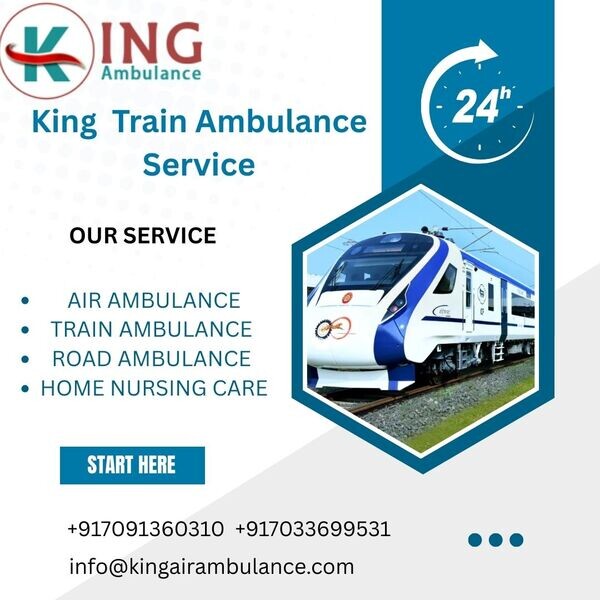 King Train Ambulance in Varanasi transports patients from one place to 