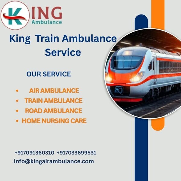 King Train Ambulance in Raipur provides a reliable and trustworthy tran
