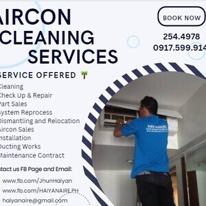 HAIYANAIRE AIRCON CLEANING and COLD STORAGE REPAIR SERVICES in Sacsac C | PostAds PH