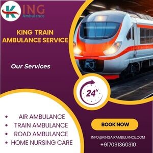 King Train Ambulance in Varanasi provides transportation facility to pa | PostAds PH