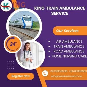 King Train Ambulance service in Bhopal transfers patients to their dest | PostAds PH