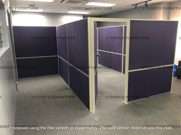 HIGH PANEL DIVIDER WITH DOOR OFFICE PARTITION/OFFICE FURNITURE