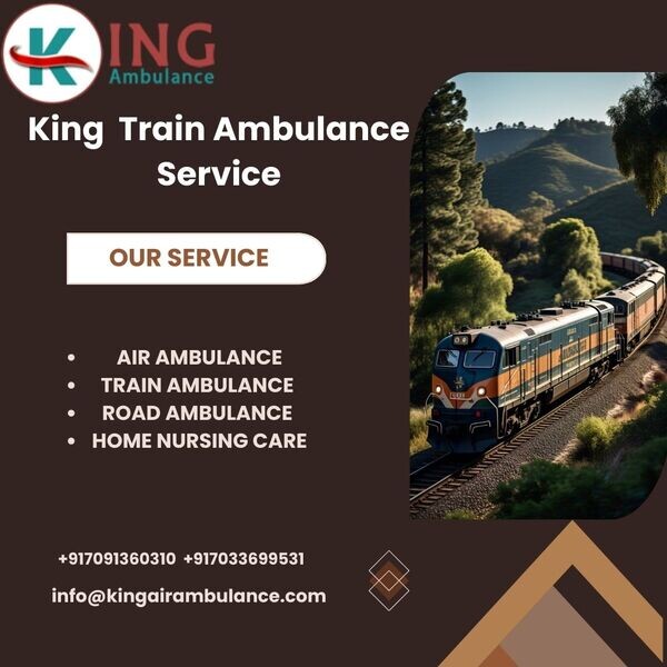 King Train Ambulance in Nagpur provides a life saving transport facilit
