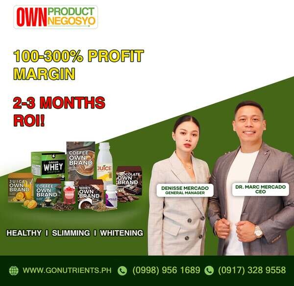 Create. Build. Own. Your brand, your negosyo, your success. 🏆