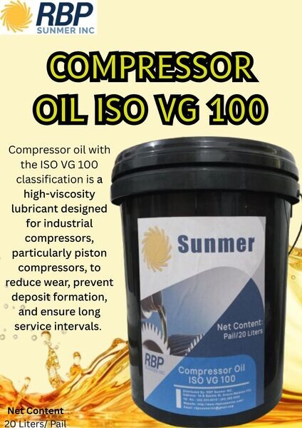 COMPRESSOR OIL ISO VG 100 (PAIL)
