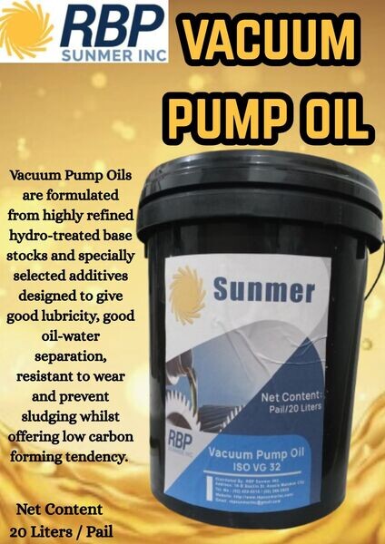 VACUUM PUMP OIL (PAIL)