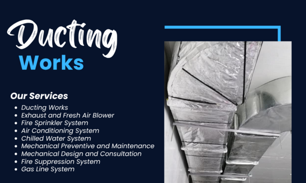 DUCTING WORKS || ALSO FOR VENTILATION 