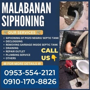Low rate Malabanan Siphoning Septic Tank and Declogging Tubero services | PostAds PH