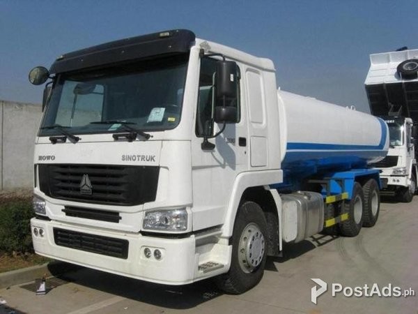 10 Wheeler HOWO A7 Water Truck, 371HP, 20KL Weichai