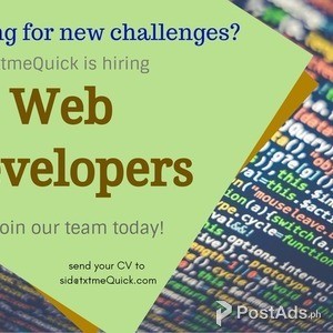 Web Developer - Entry Level | PostAds PH