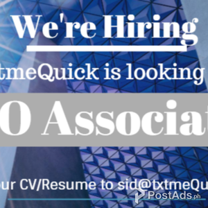 Our company is looking for SEO Associates! | PostAds PH
