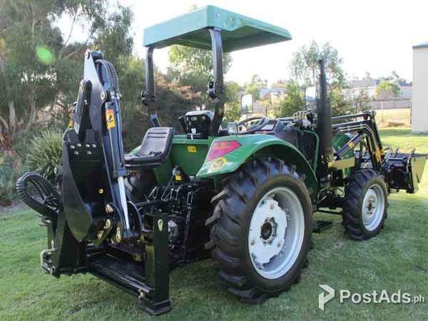 DE Farm Tractor 45HP Backhoe Loader
