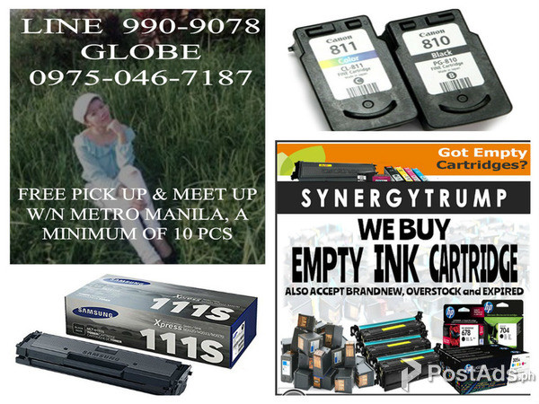 BUYER OF EMPTY INK AND BRAND NEW INK