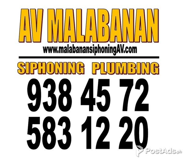 Av/ Malabanan Siphoning and Plumbing Services 0908 1760 771