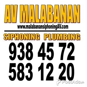 Av/ Malabanan Siphoning and Plumbing Services 0915 577 2344 | PostAds PH