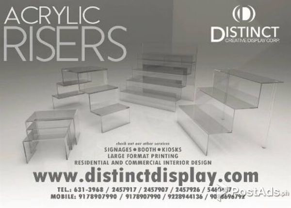 Acrylic Risers 