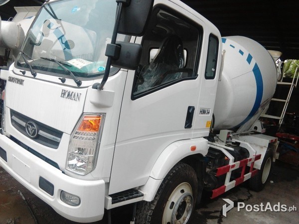 6 Wheeler Transit Mixer Truck 4m³, 130HP (Yuchai Engine) 