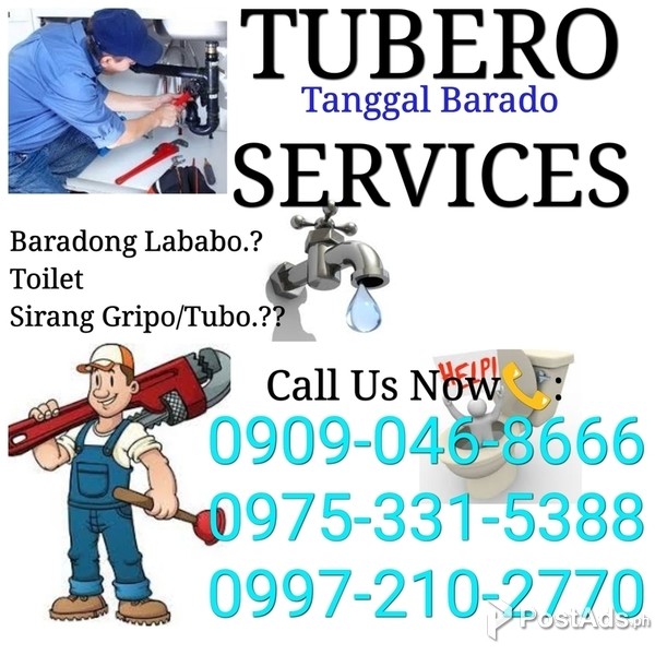 PASIG TUBERO SERVICE CALL: 09090468666/09753315388/09972102770
