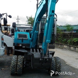 JG80 Hydraulic Excavator 0.30cubic Wheel type backhoe | PostAds PH