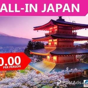 ALL-IN JAPAN TOUR PACKAGE SUPER SALE!!! WITH ROUNDTRIP AIRFARE INCLUDE | PostAds PH