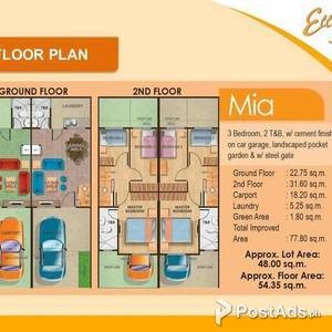 3 BEDROOMS AND 2 FULL TOILET & BATH TOWNHOUSE COMPLETE FINISHED | PostAds PH