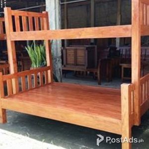 Wood Double Deck Bed | PostAds PH