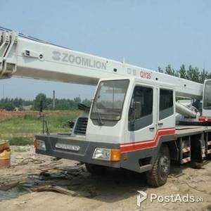 QY25 ZOOMLION MOBILE TRUCK CRANE | PostAds PH