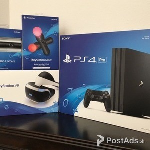 For sale Sony PS4 pro 1TB / PlayStation VR with 7 extra games ₱10,115 | PostAds PH