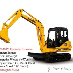 BACKHOE EXCAVATOR/BACHOE LOADER CDM 6065 | PostAds PH