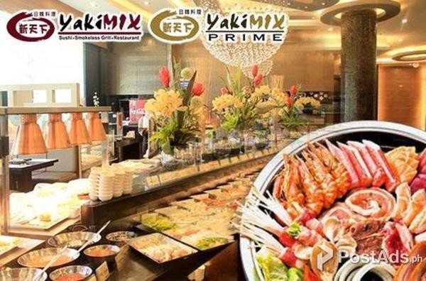 Yakimix Unlimited Eat-All-You-Can Buffet & Drinks at P419