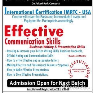 Effective Communications Presentation & Speaking Skills | PostAds PH