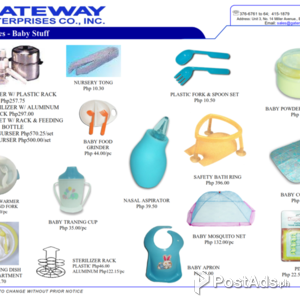Mosquito Net Safety Bath Fork and Spoon Food Warmer Cot Sheet | PostAds PH