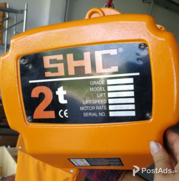 Double smooth 2T chain hoist