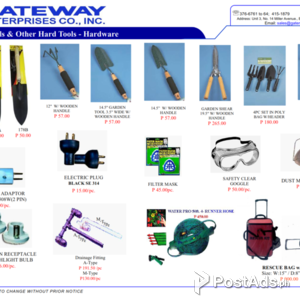 Hardware Receptacle Safety Clear Goggle Garden Tools | PostAds PH