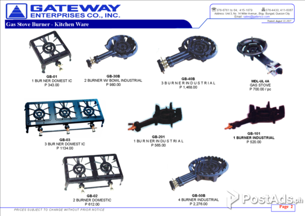 Gas Stove Gas Burner