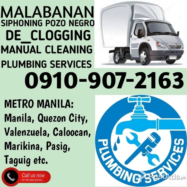 Pasig City Malabanan Siphoning Plumbing Service 09109072163