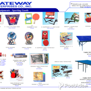 Table Tennis Table Table tennis Equipment Ping pong | PostAds PH