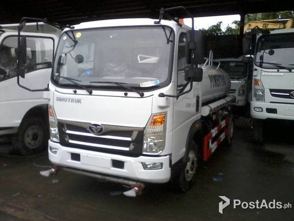 water truck homan h3 sinotruck