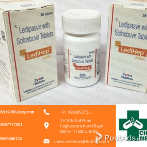 LediHep (Ledipasvir 90 mg and Sofosbuvir 400 mg) Tablets by Natco | PostAds PH