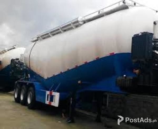 Tri-Axle Bulk Cement 45m3 Tank Volume Carrier 40Tons Capacity 