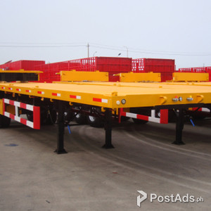 Tri axle flatbed semi trailer 45 tons | PostAds PH