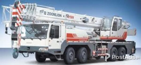 qy55 zoomlion mobile truck crane brandnew