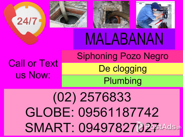 S&R 09561187742 Siphoning and Plumbing Services in all areas
